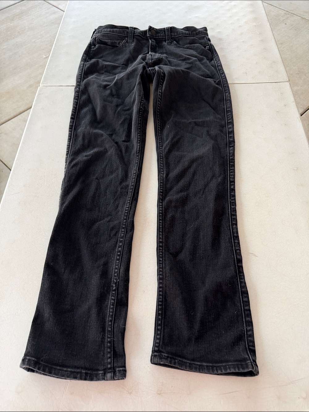 Hollister Black Slim Straight Jeans